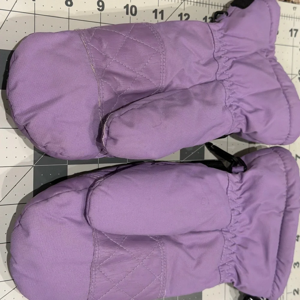 Columbia Kids' Lavender Quilted Mittens
